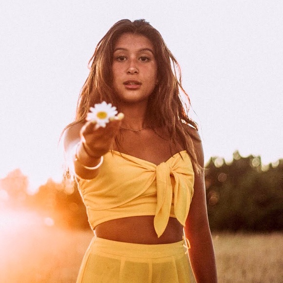 Two Piece Jumpsuit Yellow - Picture 8 of 8